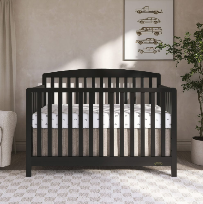 Yorrish Odelle 5-in-1 Convertible Crib,
